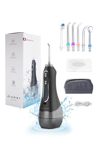Portable  IPX7 Waterproof Dental Water Flosser with 5 Modes, 5 Replaceable Jet Tips,1 Toothbrush Head, Water Floss Teeth Cleaner Pick Cordless for Home Travel-300ml Water Tank - pzsku/ZFA478D5ACD22B416B222Z/45/1754619118/126cb152-675f-47c5-8a7a-d1964d127980