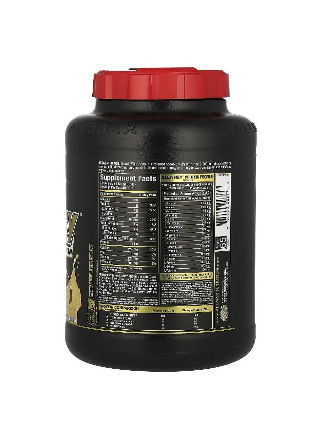 Allmax ALLMAX, GOLD ALLWHEY®, Premium Whey Protein, Chocolate Peanut Butter, 5 lbs (2.27 kg) - Image 2