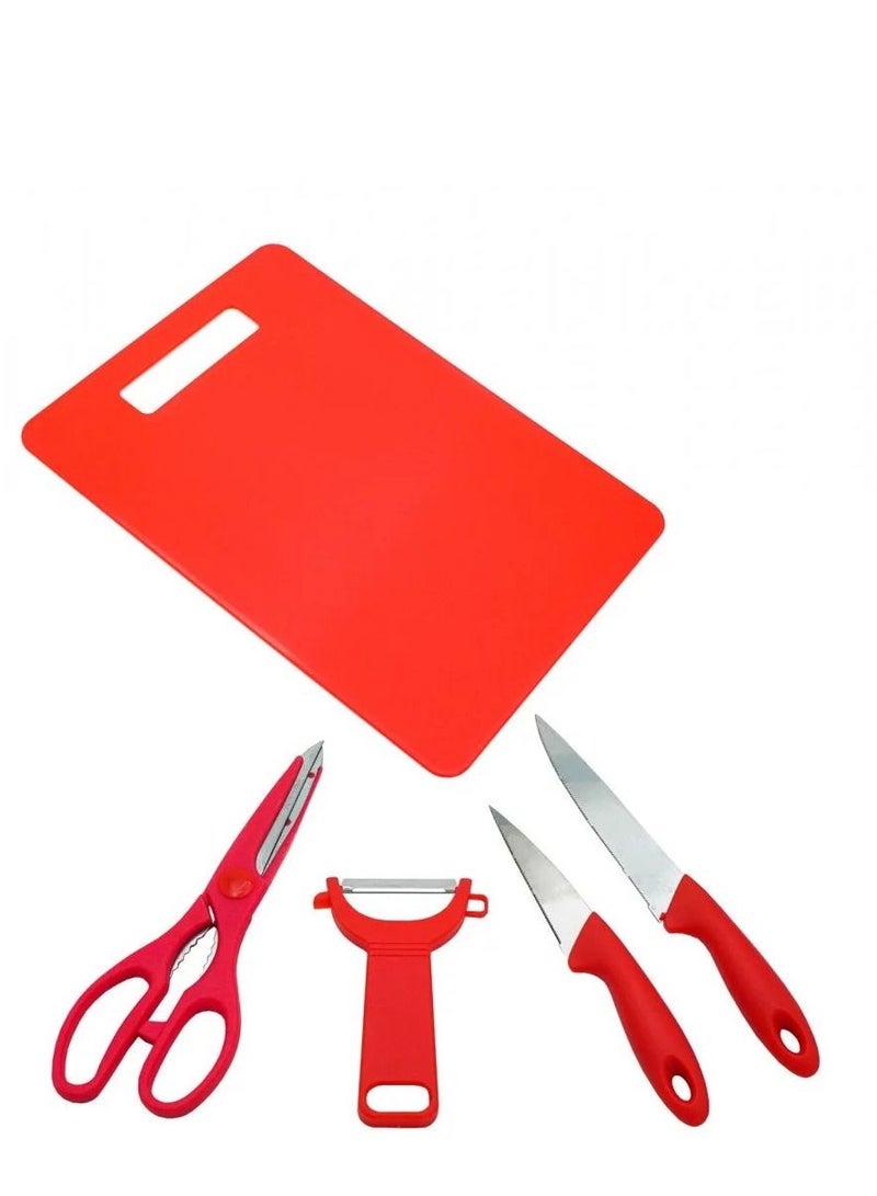 باصرة طقم قطاعات متعدد الاستخدامات 5 قطع لتلبية احتياجاتك المتنوعة في المطبخ. متعددة الاستخدامات لتسهيل عمليات التقطيع والتحضير في المطبخ  -  26-72765 - Image 1