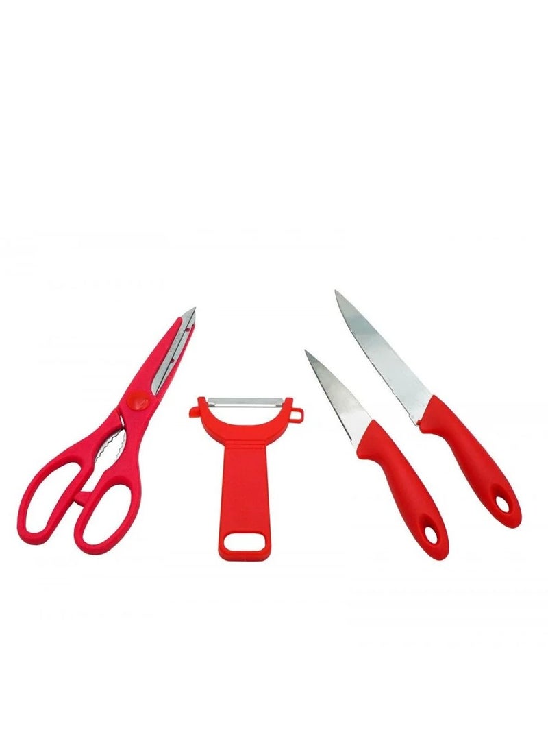 باصرة طقم قطاعات متعدد الاستخدامات 5 قطع لتلبية احتياجاتك المتنوعة في المطبخ. متعددة الاستخدامات لتسهيل عمليات التقطيع والتحضير في المطبخ  -  26-72765 - Image 2