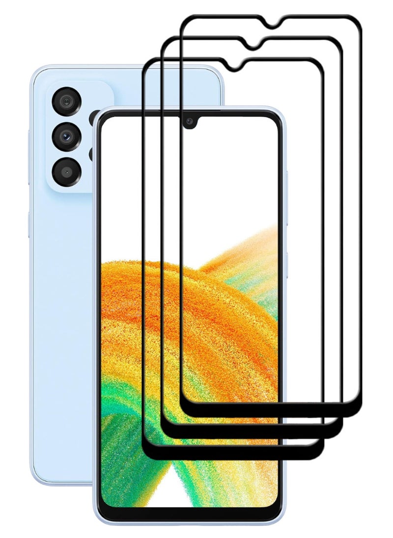 ACLIX 3 Pieces Antistatic ESD Dustproof Premium Quality High Definition Tempered Glass Screen Protector Designed For Samsung Galaxy A335G - Image 1