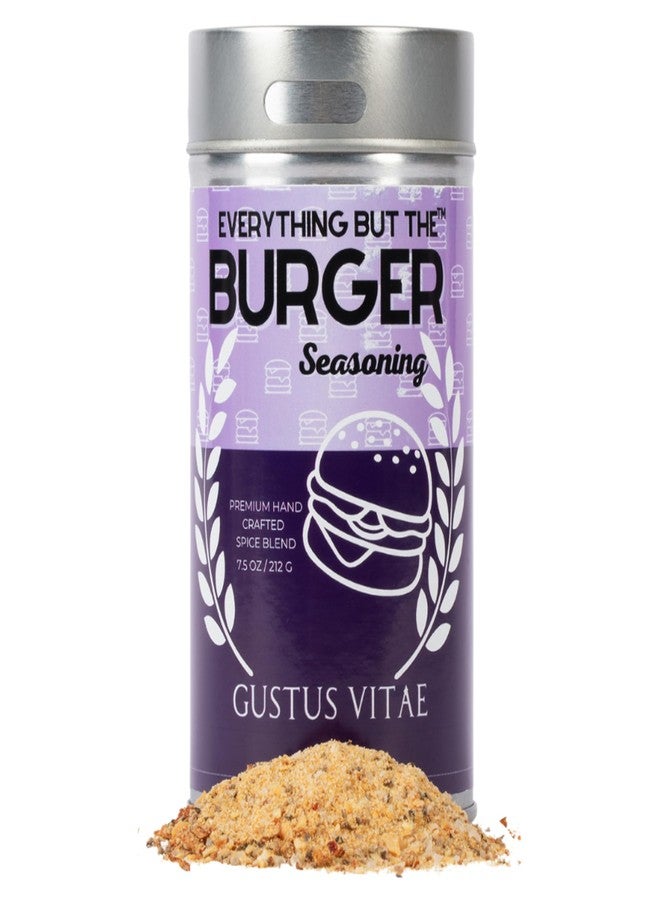 GUSTUS VITAE Everything But The Burger Seasoning | Gourmet Seasoning | Artisanal Spice Blend | All Natural | Ultra Premium | Non GMO | GLP-1 Friendly | Hand Crafted | Burger Spice Mix | Made In USA | 7.5 oz | Small Batch | Gustus Vitae - Image 1