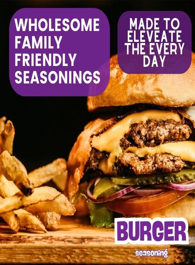 GUSTUS VITAE Everything But The Burger Seasoning | Gourmet Seasoning | Artisanal Spice Blend | All Natural | Ultra Premium | Non GMO | GLP-1 Friendly | Hand Crafted | Burger Spice Mix | Made In USA | 7.5 oz | Small Batch | Gustus Vitae - Image 3