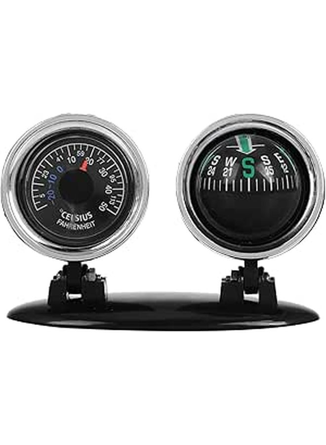 2 In 1 Automotive Compass Dual Purpose Dashboard Ball Boat Car Outdoor Navigation - Image 1
