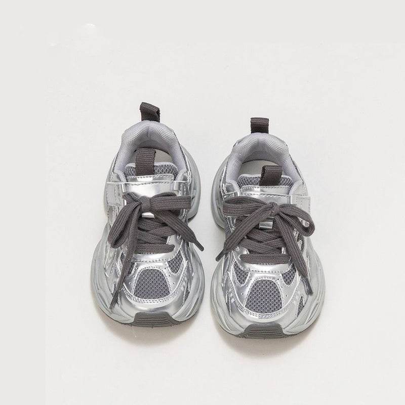 Children'S Boys' Sneaker Girls' Shoes Running Shoes 2025 Spring New Boys' Soft Sole Non-Slip Torre Shoes Trendy - Image 1