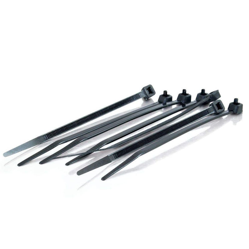 C2G 43036 TAA Compliant Cable Ties, 4 Inch Long, Black, Pack of 100 - Image 1