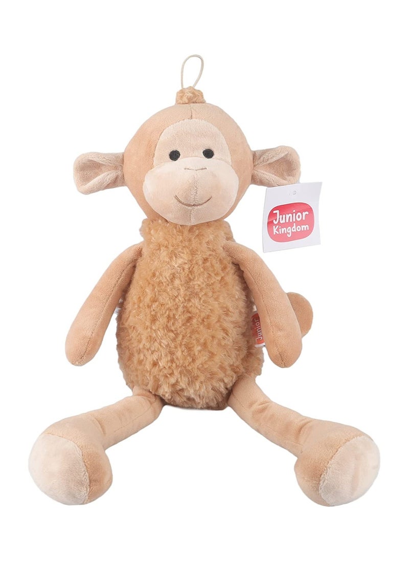 Junior Kingdom Plush Toy Monkey Long (32cm) Pillow Soft Stuffed Animal Plush Toy for Kids Cuddle Sleeping Plushies for Baby Gifts, Birthday Gifts, and Room Decor  - Image 4