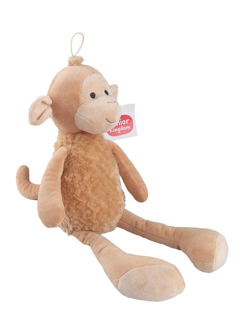 Junior Kingdom Plush Toy Monkey Long (32cm) Pillow Soft Stuffed Animal Plush Toy for Kids Cuddle Sleeping Plushies for Baby Gifts, Birthday Gifts, and Room Decor  - Image 5
