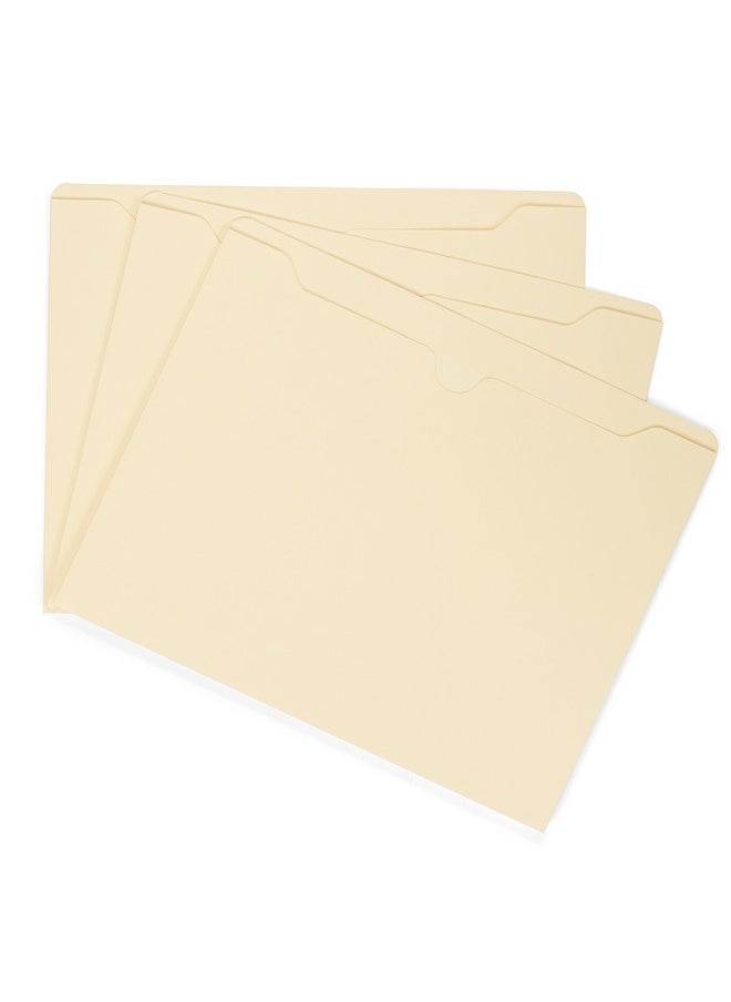 Blue Summit Supplies Blue Summit Supplies 2 Inch Manila File Jacket, 50 Folders, Reinforced Straight Cut Tab, Heavy Duty 2 Inch Expansion Pocket, Letter Size, 50 Pack  - Image 3