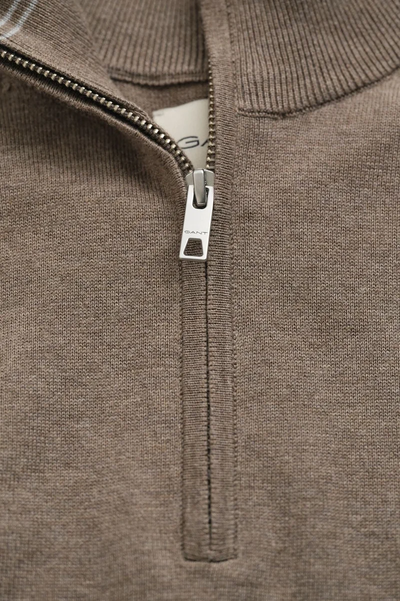 غانت Classic Cotton Half Zip