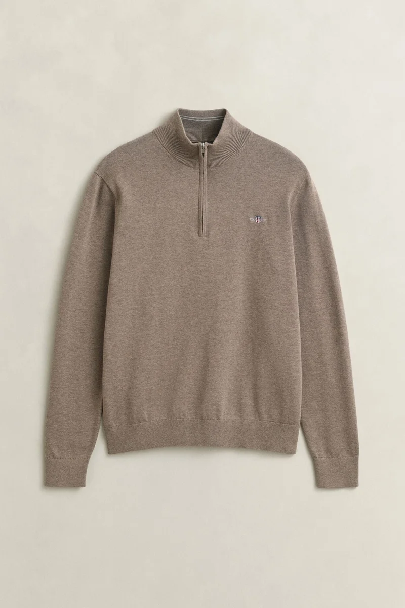 غانت Classic Cotton Half Zip