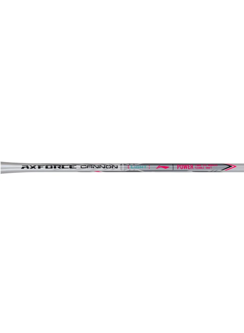 Li-Ning Axforce Light Cannon 6U Badminton Racket Unstrung (White)