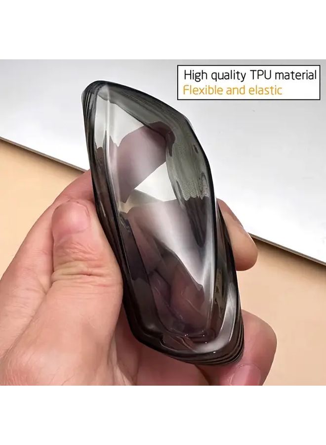 Transparent Black Full Cover Protective Shell For Car Keys - Image 4