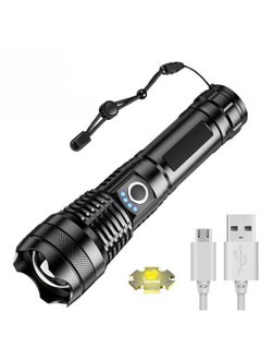 Generic P50 Strong Light Flashlight Telescopic Zoom Outdoor Waterproof Flashlight Charged Multi-function Lighting Lamp-Product Specifications:Small Size P50 Flashlight-bubble Bag Packaging  - Image 2