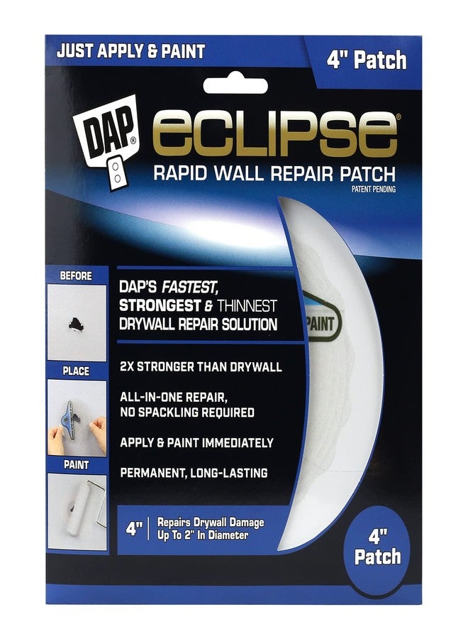 DAP 7079809163 Repair Eclipse Wall Patch, 4 Inch, Clear,White - Image 1
