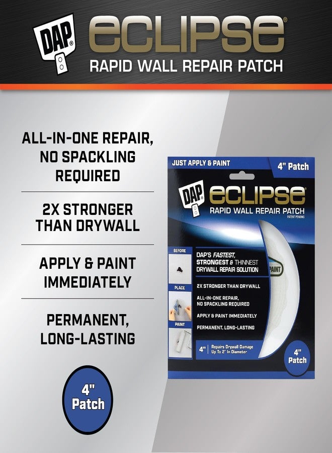 DAP 7079809163 Repair Eclipse Wall Patch, 4 Inch, Clear,White - Image 2
