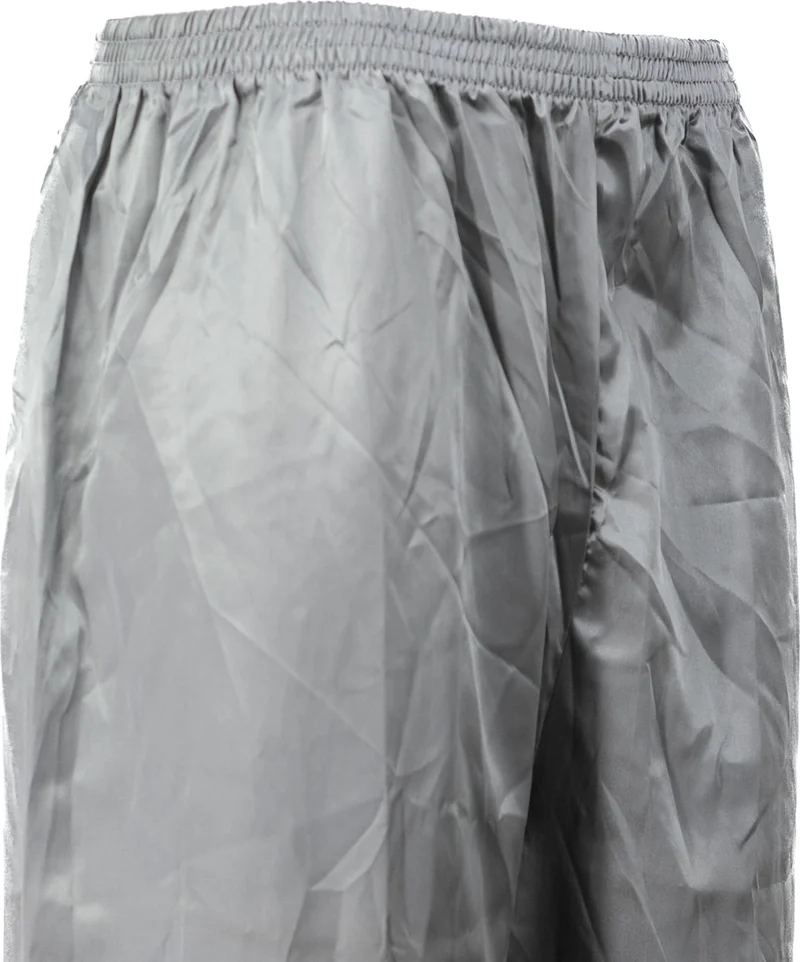 Oppland Men's Satin Fabric Pajama Pants Solid Color Elastic Waist No Pocket Wide Leg Relaxed Cut