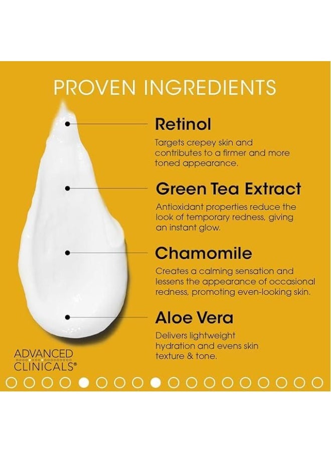 Advanced Clinicals Retinol Advanced Firming Body Cream - 454grams  - Image 3