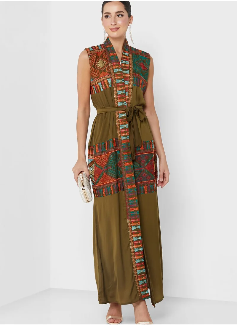 hayas closet Embroidered Palestinian Dress