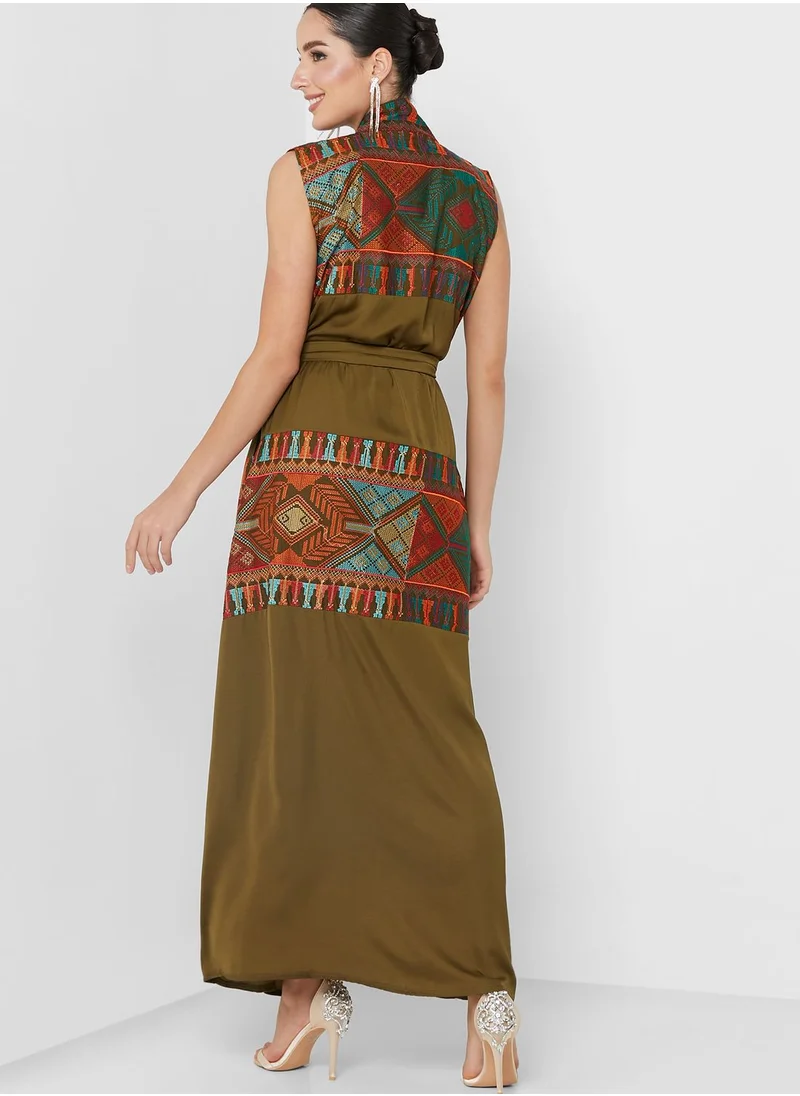 hayas closet Embroidered Palestinian Dress