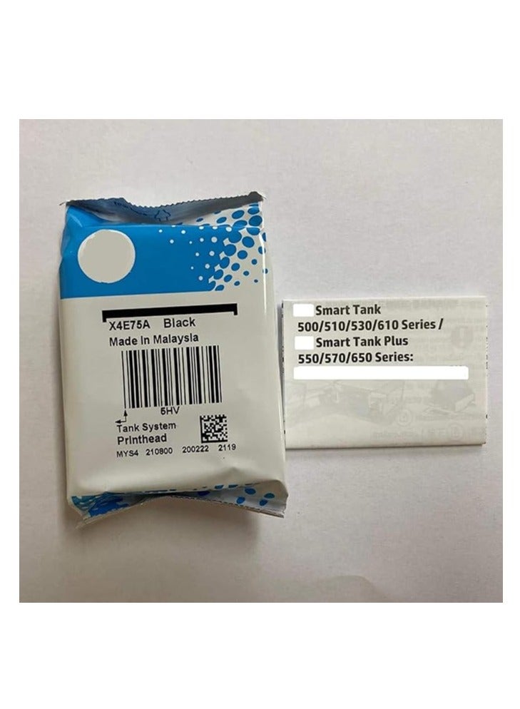 Printhead  X4E75AA GT53 Printhead for HP 517 532 617 515 508 510 511 518 519 531 538 610 618 550 570 650 Home Study and Office Printer, Black 
