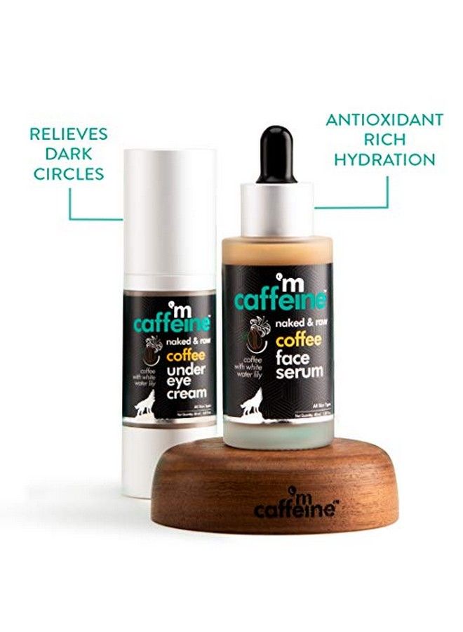 MCaffeine Coffee Morning Puffiness Fix Combo With Under Eye Cream And Face Serum ; Hydrates And Depuffs Face Skin & Relieves Dark Circles ; 70Ml  - Image 3