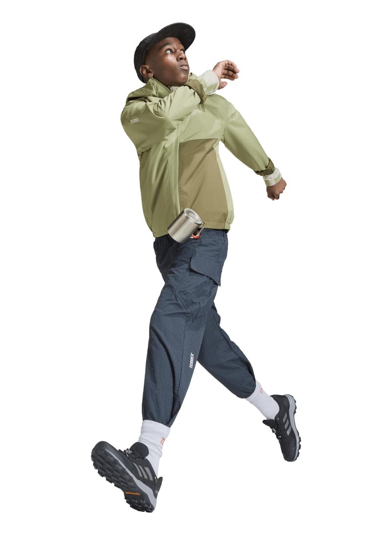Adidas Terrex Kids Multi 2 Layer Climaproof Rain Jacket - Image 3