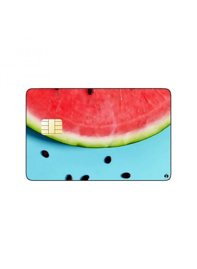 RKN PRINTED BANK CARD STICKER Delicious Watermelon Drawing - Image 2