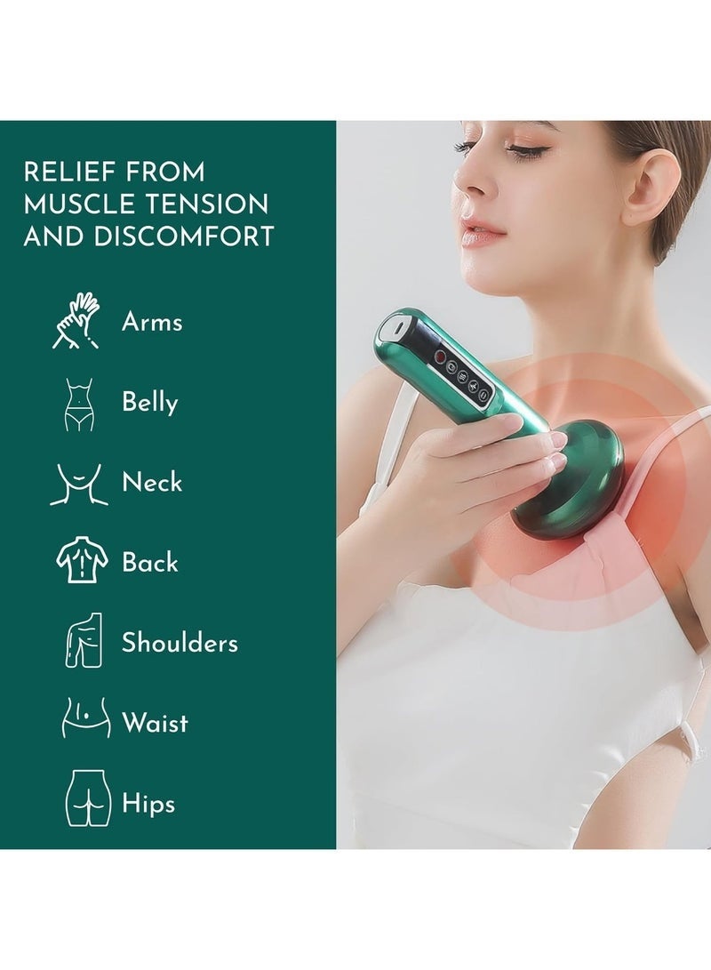 Anti Cellulite Massager - Handheld Electric Anti-Cellulite Cavitation Contouring Body Sculpting Machine - Rechargeable Cordless Fat Vacuum Suction Remover Shaping Massage Device - Image 4