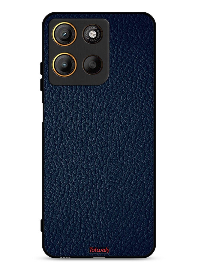 Tolwak غطاء حماية موتورولا موتو G15 بنمط جلد