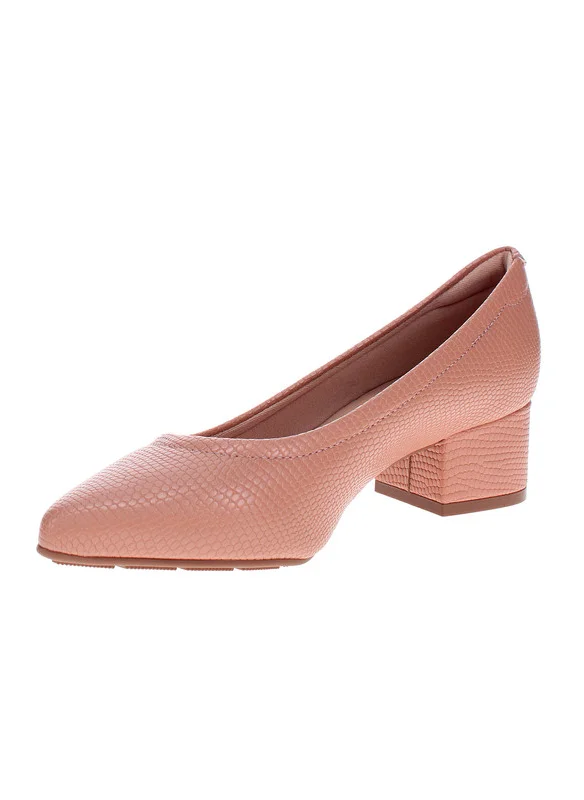 مودار Modare Ladies Mid Heel Shoes Nude | Made In Brazil