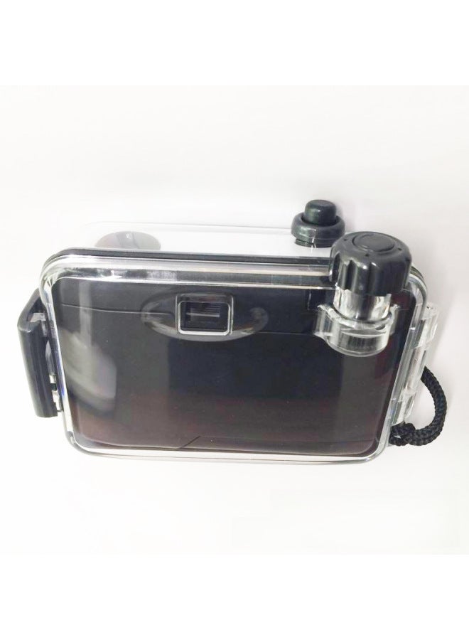 Disposable Waterproof White Black Shell Vintage Camera For Children Easy To Use Film Camera European American Detected-Color:Message Color  - Image 5