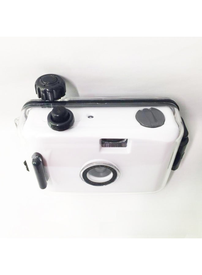 Disposable Waterproof White Black Shell Vintage Camera For Children Easy To Use Film Camera European American Detected-Color:Message Color  - Image 4