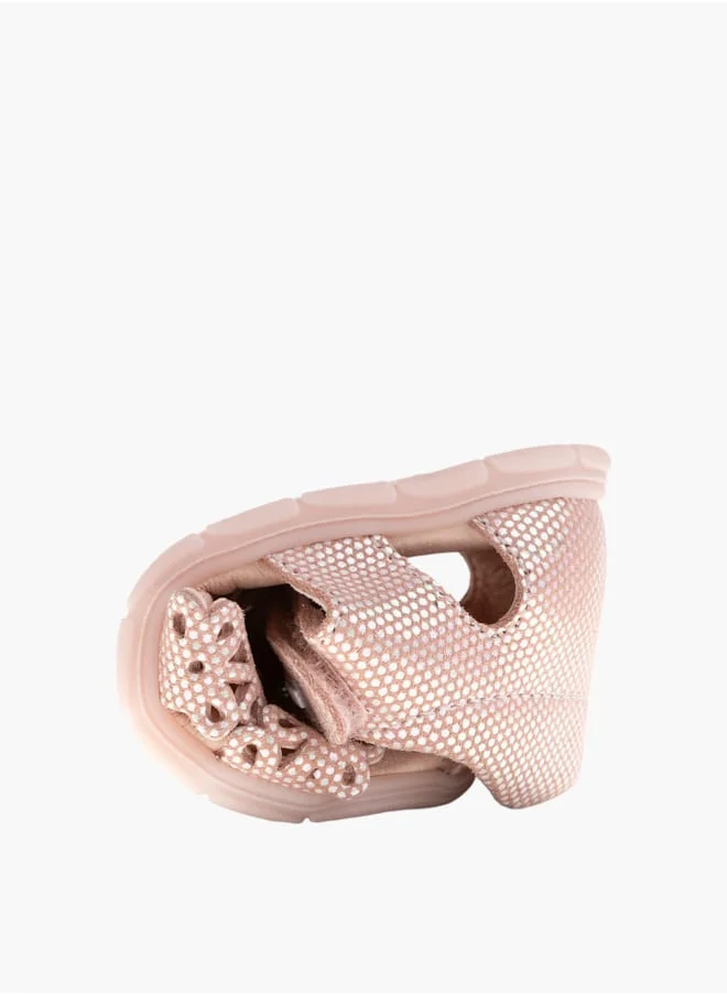 Pablosky Girls Strap Sandals With Hook And Loop Closure