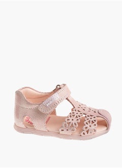 Pablosky Girls Strap Sandals With Hook And Loop Closure  - Image 2