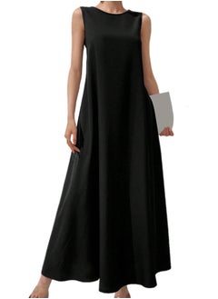 Generic Sleeveless Black & White Abaya Inner Pack  - Image 2