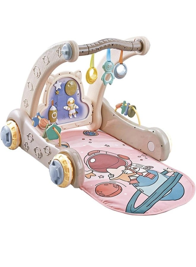Richtots Premium 4 In 1 Baby Playmat & Push Learning Walker, Infant Play Piano Gym Activity Center With Walkers, Learning Walking Stroller, Tummy Time Play Mat, Baby Walker Fitness Rack With Musical Keyboard And Toys - Image 2