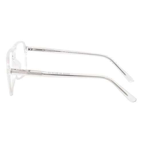 Dervin Unisex Trendy Lightweight Square Transparent Optical Frame (Medium) - Image 4