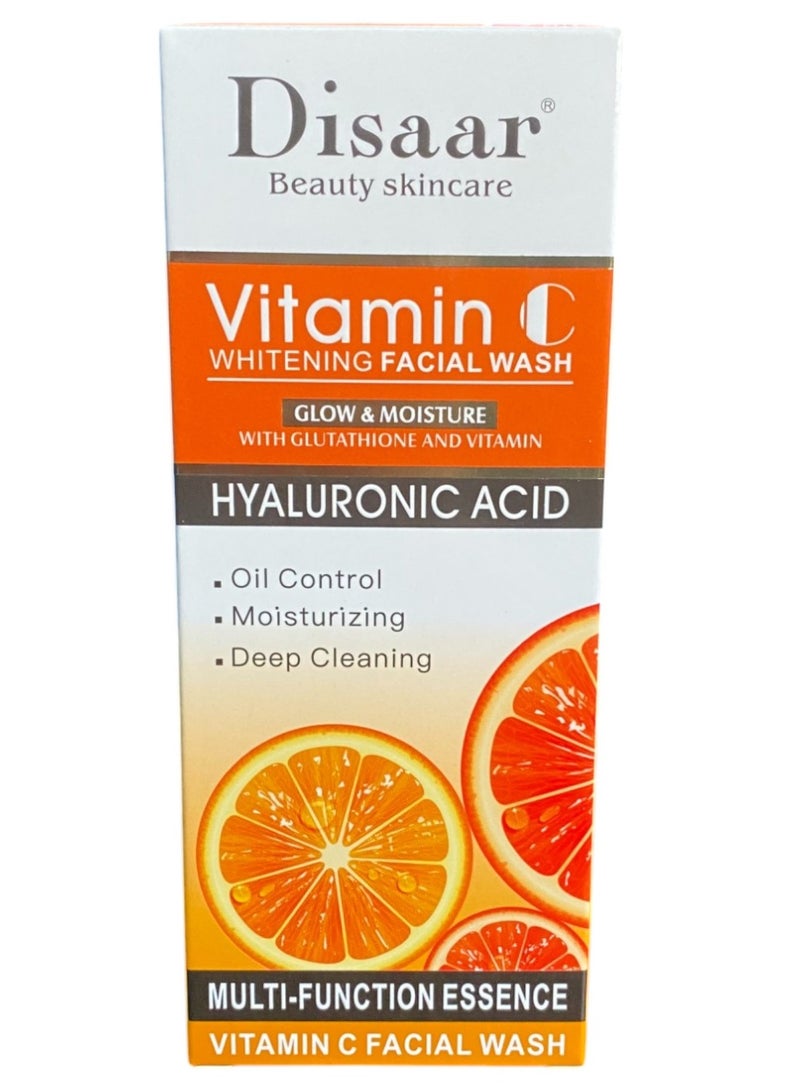 Disaar Beauty Skincare Vitamin C Whitening Facial Wash 100ml