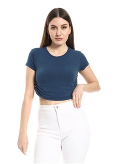 Navy blue crop top - pzsku/ZFA49283747837B89A11EZ/45/_/1710274964/7f033d18-4df2-4e76-999a-9259f13e0663