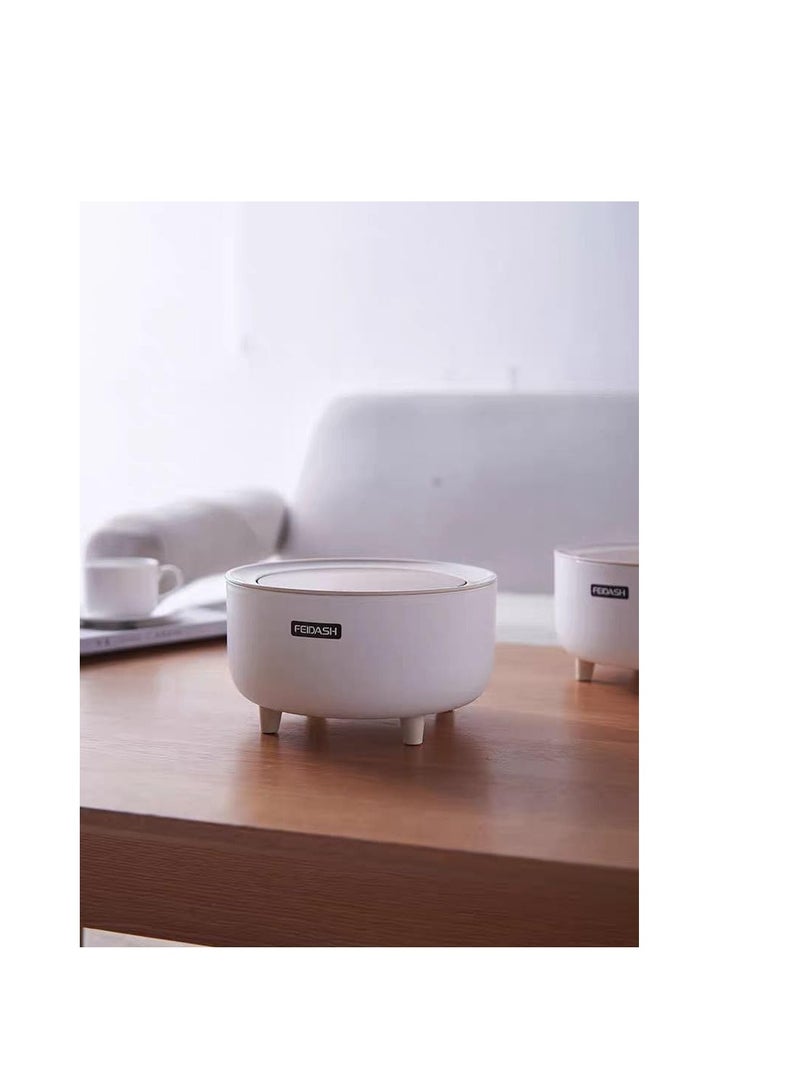 Touch basket for office, tables and bedrooms made of high quality materials (round) L  - Image 2