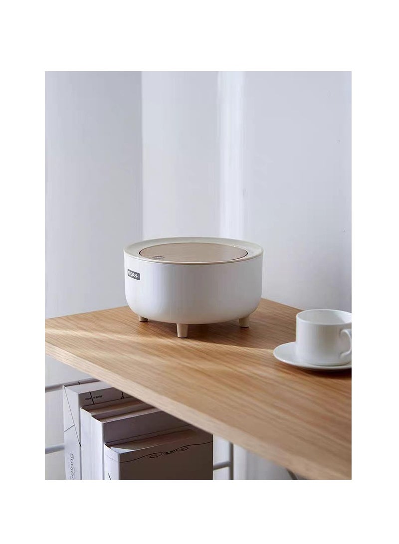 Touch basket for office, tables and bedrooms made of high quality materials (round) L  - Image 4