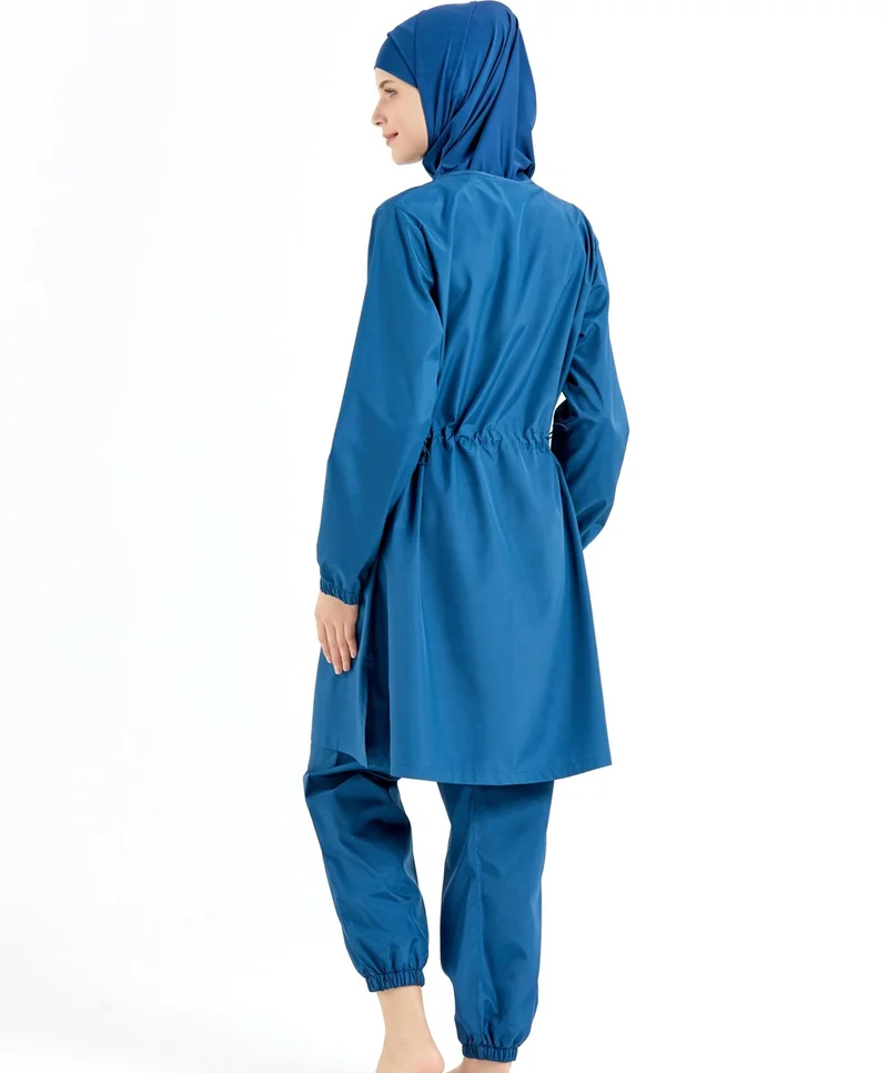 سي اند سيتي Fully Covered 4-Piece Hijab Swimsuit C12106 Navy Blue