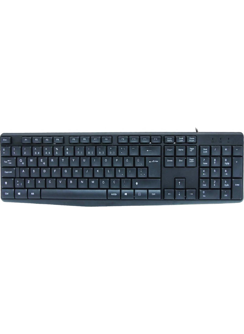 CONCORD - C-73 Wired Standard Wired USB Keyboard Turkish Q - Image 1