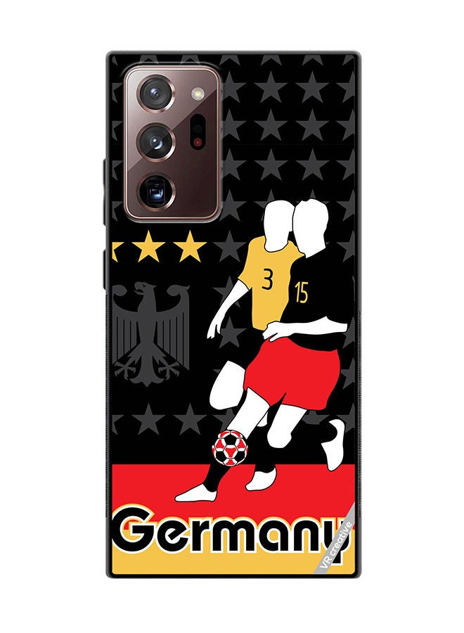 VR CREATIVE Protective Case Cover For Samsung Galaxy Note20 Ultra 5G Germany Football Soccer Players Design Multicolour - Image 1