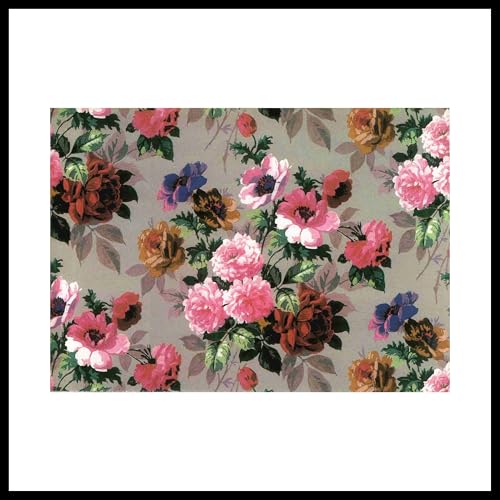 mesartdecoupage SelfAdhesive Rice Paper for Decoupage 1122x1555 Peel and Stick Craft Sheets with Floral Vintage Patterns No Glue Needed Removable Repositionable for DIY Wall Art Furniture Home Decor PRT1 2014 - Image 1