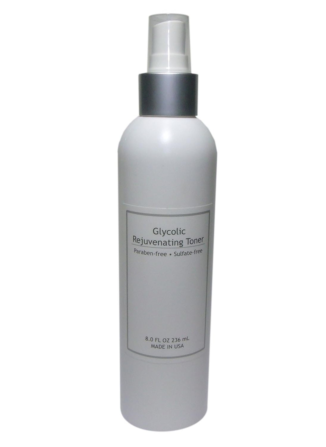Pure Ziva 2.45% Glycolic Acid Exfoliating Spray Toner Astringent, Paraben, Gluten & Sulfate Free, 8 Fluid Ounces, No Animal Testing & Cruelty Free 