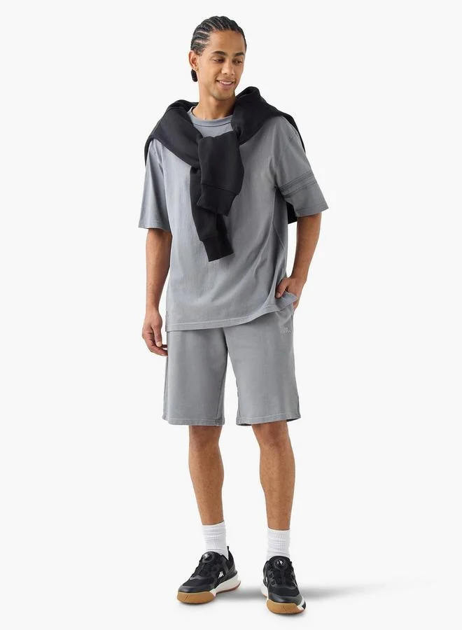 Kappa Kappa Panel Detail Shorts with Pockets