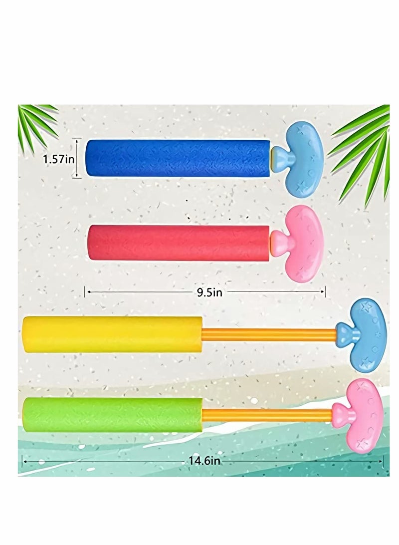 Excefore Water Toys Squirt Gun 6 Pcs Blaster with Long Range up to 32ft Summer Pool Gift for Kid Adult - Image 2