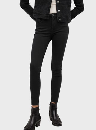 Raw Hem Skinny Jeans